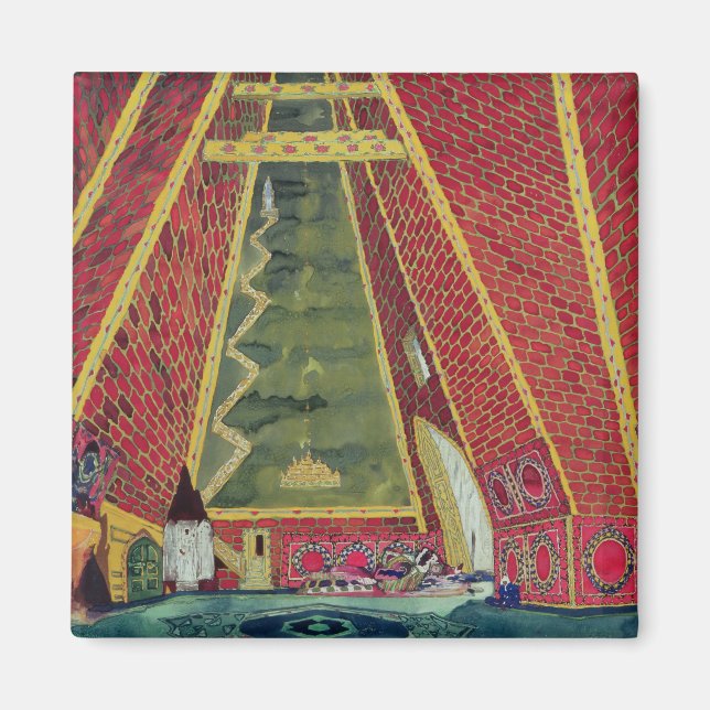 Set Design for 'Thamar', 1912 Magnet (Front)