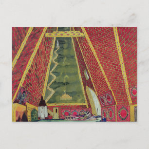 Set Design for 'Thamar', 1912 Postcard