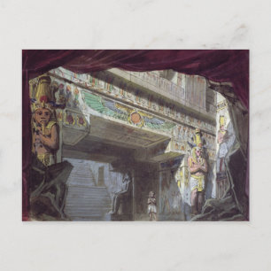 Set design for 'The Magic Flute' by Mozart Postcard