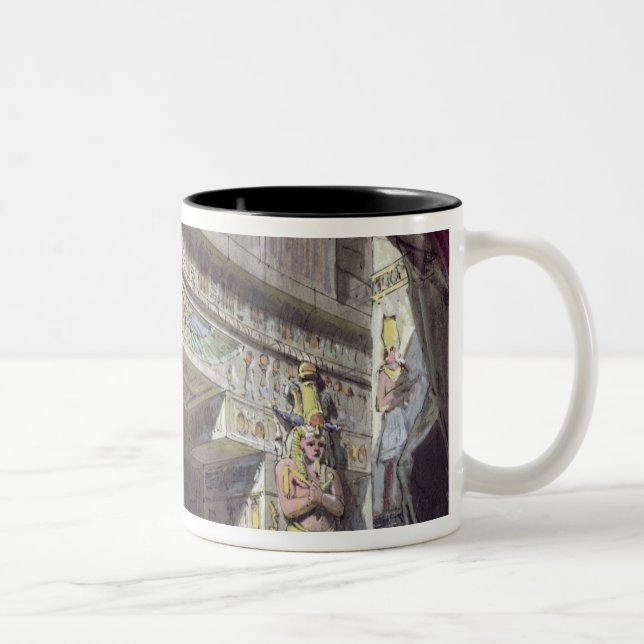 Set design for 'The Magic Flute' by Mozart Two-Tone Coffee Mug (Right)