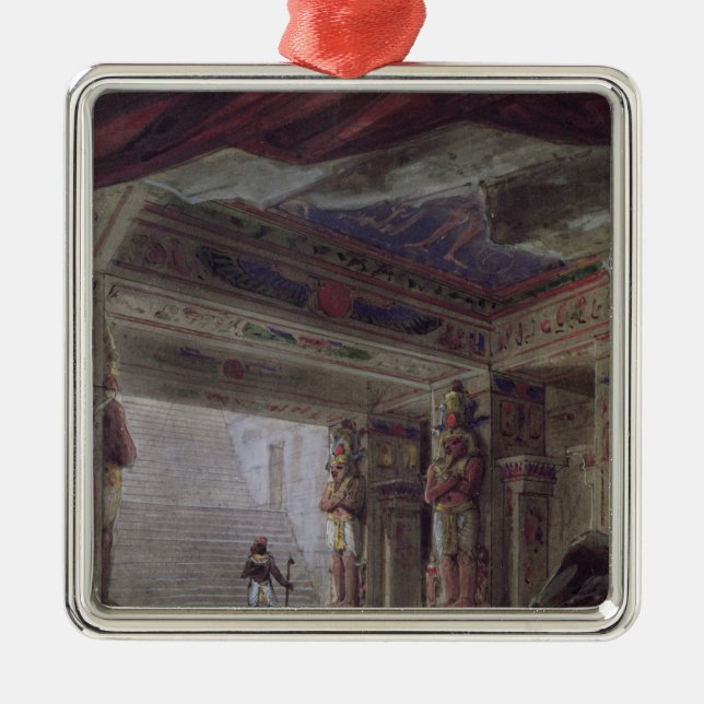 Set design for 'The Magic Flute' Metal Tree Decoration (Front)