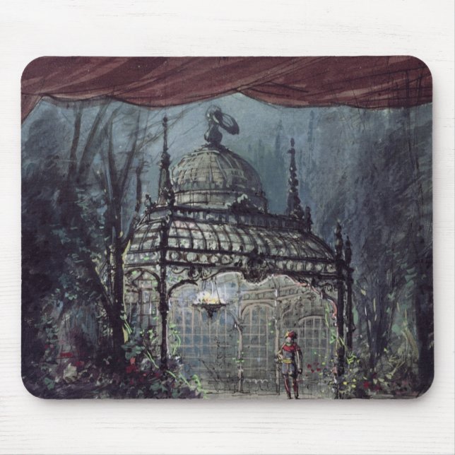 Set design for 'The Magic Flute' Mouse Mat (Front)