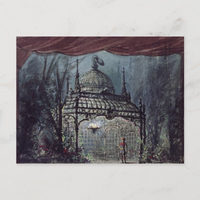 Set design for 'The Magic Flute' Postcard (Front)