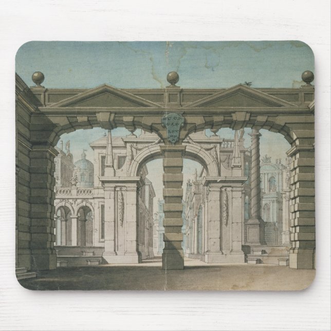 Set design for the world premiere mouse mat (Front)