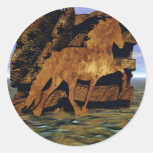 Set in Stone Classic Round Sticker