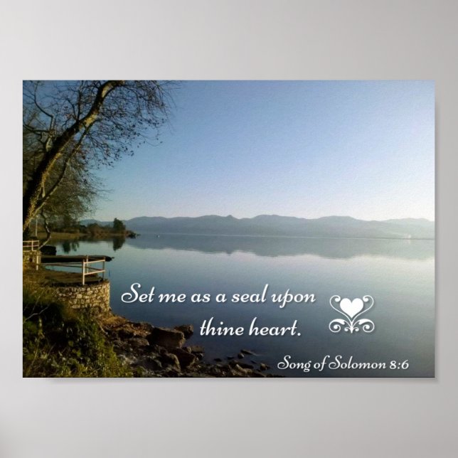 Set Me As A Seal Upon Thine Heart Poster (Front)