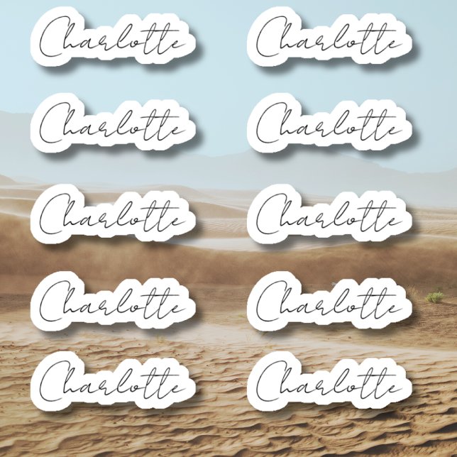 Set of 10 | Small Elegant Script Name (Creator Uploaded)