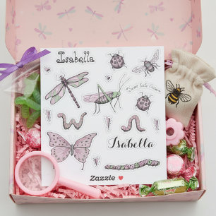 Set of 18 Pretty Blush Pink Sweet Little Critter