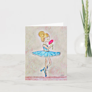 Set of 20 Ballerina Note cards