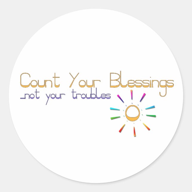 Set of 20 Stickers with an inspirational message (Front)