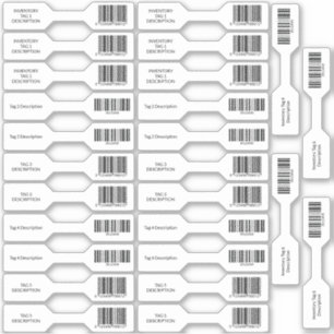 Set of 26 UPC Barcode Inventory Barbell