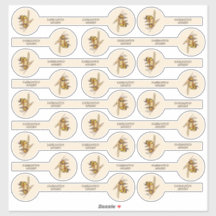 Set of 27 Photo Honey Jar Security Lid Custom-Cut