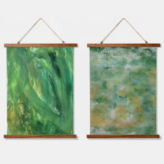 Set of 2 Abstract Wall Tapestries