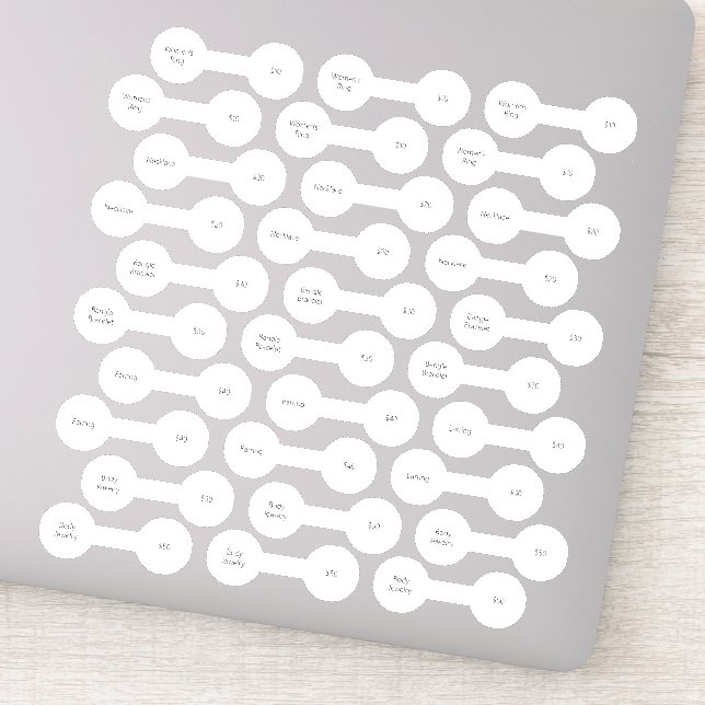 Set of 30 Jewellery Barbell Sale Price Five-Produc (Detail)