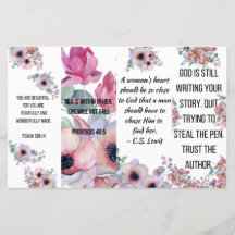 Set of 4 Christian Bookmarks