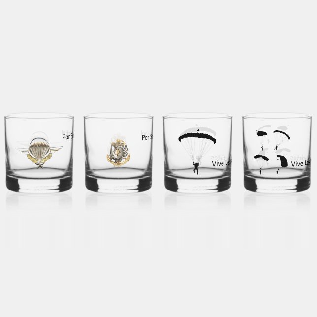 Set of 4 "Colonial" glasses (Front)