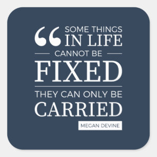 set of 6 "can't be fixed" stickers in navy