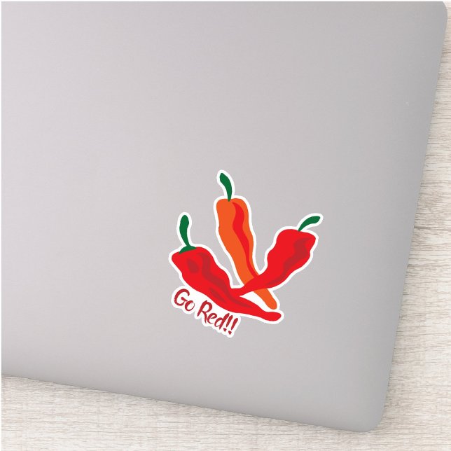 Set of 6 Go Red!!! Chile Peppers Custom-Cut (Creator Uploaded)