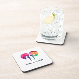 Set of 6 gray glass underneath for aperitif coaster