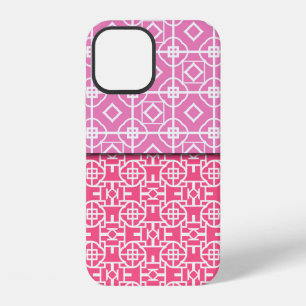 Set of 6 seamless geometric pattern. Vintage illus iPhone 12 Case