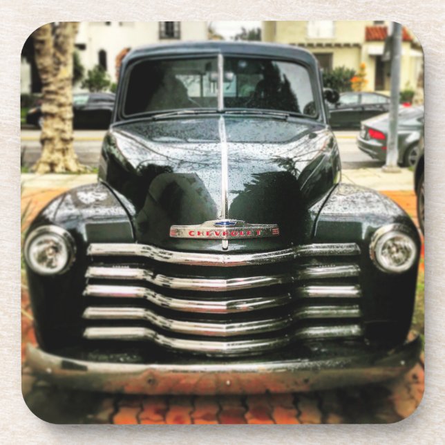 Set of 6 Vintage Chevy Truck Coasters (Front)