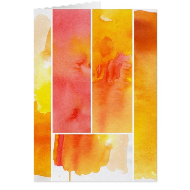 Set of abstract  watercolor hand painted (Front)