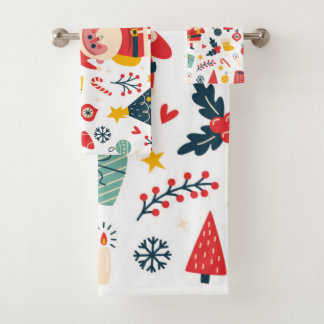 Set of bath towels Christmas 2024