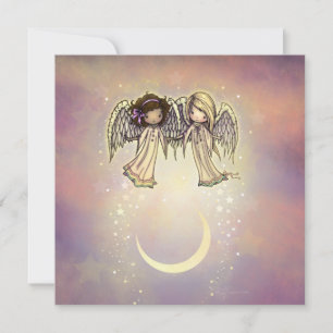 Set of Cards Litte Angels Illustrated Art