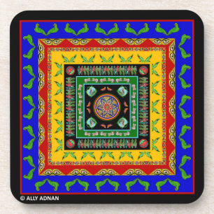 Set of Coasters Inspired by Truck Art - 3