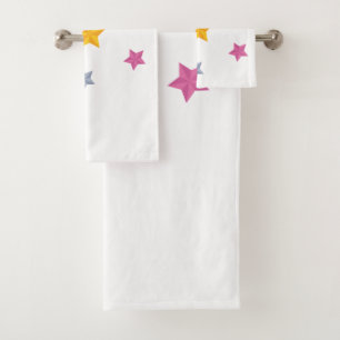 Set of coloured stars