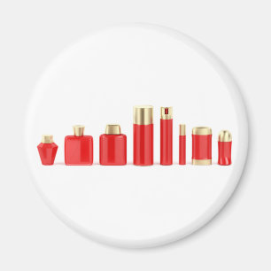 Set of cosmetic products magnet