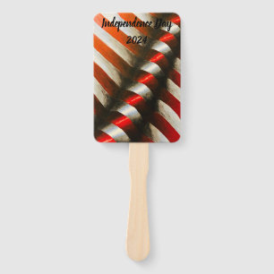 Set of Custom Hand Fans Flag
