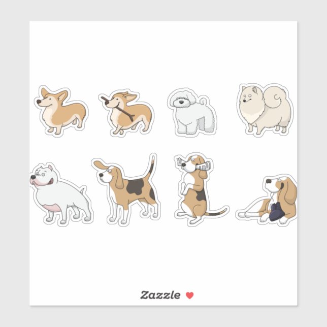 set of cute dogs  (Sheet)