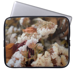 Set of flowers, greeting card abstract, anniversa laptop sleeve