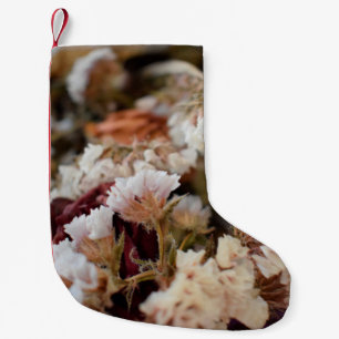 Set of flowers,  greeting card abstract, anniversa small christmas stocking