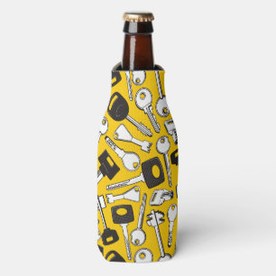 Set of Keys Background Bottle Cooler