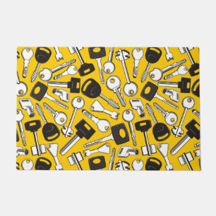 Set of Keys Background Doormat