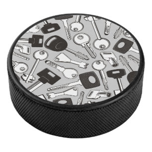 Set of Keys Background Hockey Puck