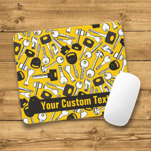 Set of Keys Background Mouse Mat