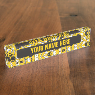Set of Keys Background Nameplate