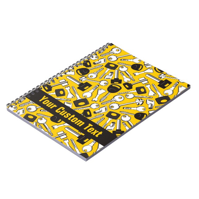 Set of Keys Background Notebook (Left Side)