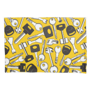 Set of Keys Background Pillowcase