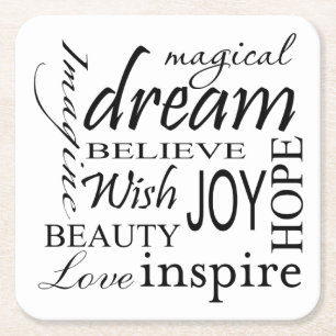 Set of Paper Coasters - Dream