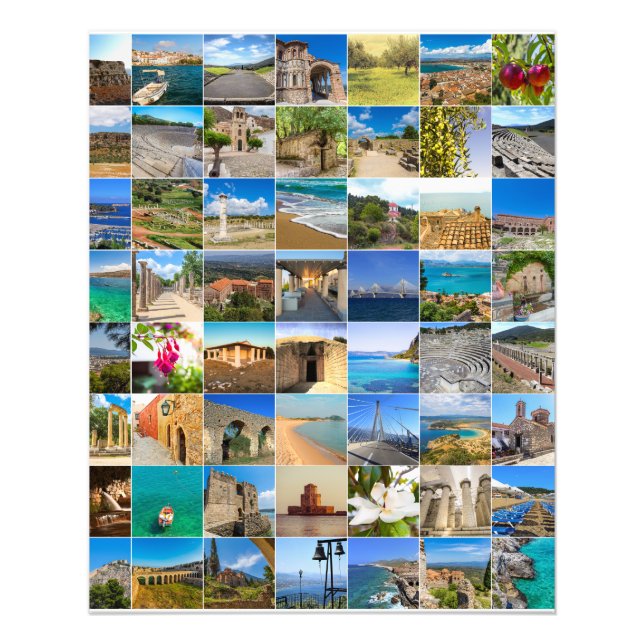 set of Peloponnes photo, Greece, Europe Photo Print (Front)