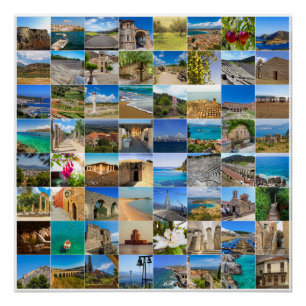 set of Peloponnes photo, Greece, Europe Poster