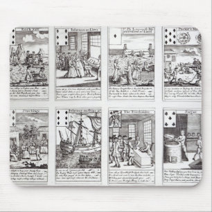 Set of Playing Cards depicting Satirical Mouse Mat