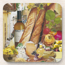 Set of Six Hard Plastic Coasters