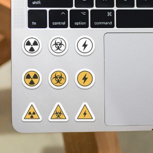 Set of Toxic & Warning Stickers