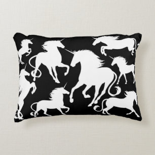 set of unicorns decorative cushion