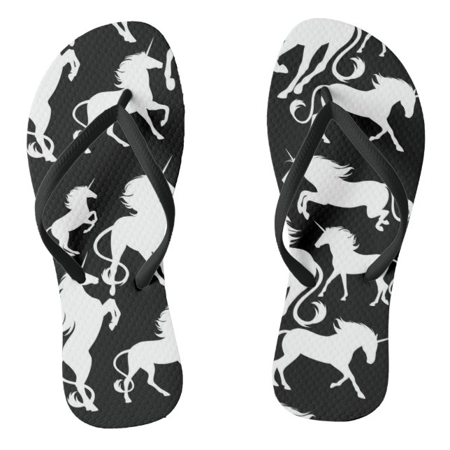 set of unicorns flip flops (Footbed)
